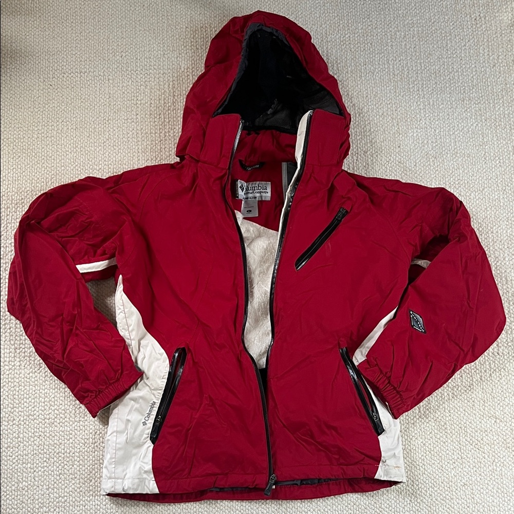 Women’s Columbia Red and Gray Jacket